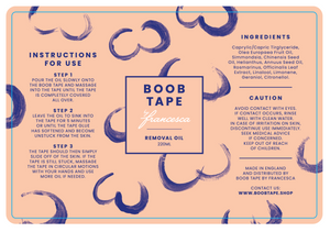 Boob Tape Removal Oil