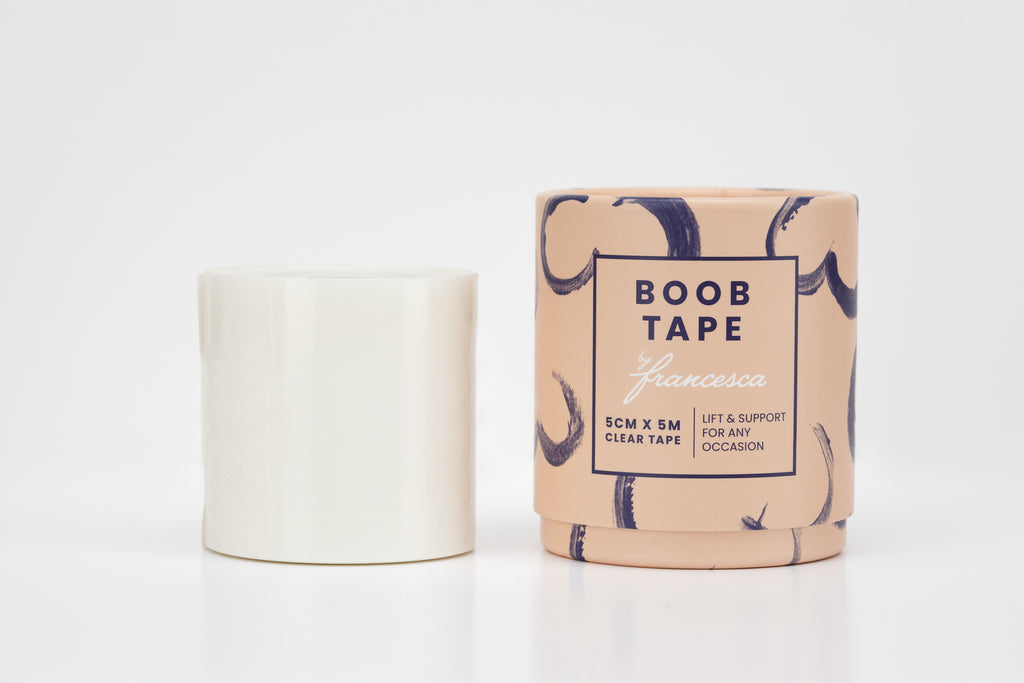 Clear double sided Boob Tape, Clear Tape, Sticky Boob Tape, Boob tape by Francesca, Francescas, bridesmaid gift, bridesmaid boxes, boob lift tape uk, boob tape for bigger boobs, boob tape that actually works, best boob tapes